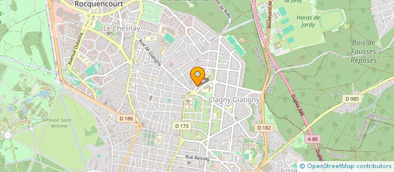 localisation de l'entreprise SCI DE KERBROD à VERSAILLES