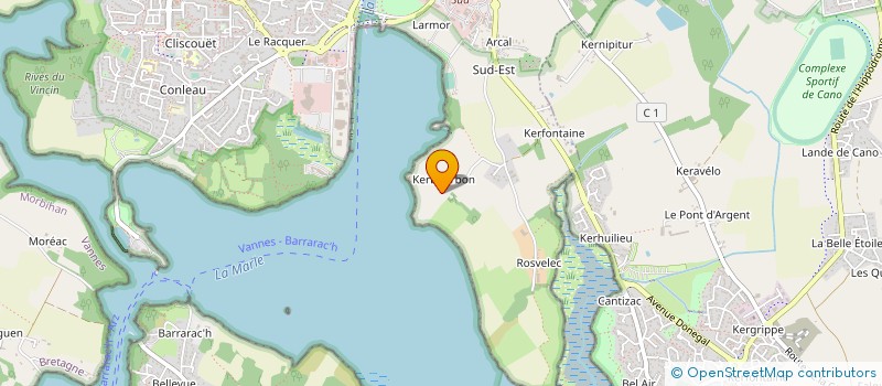localisation de l'entreprise SCI DE KERCHOPINE à VANNES