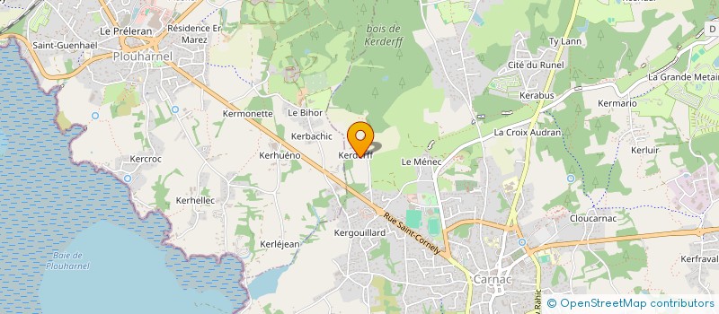 localisation de l'entreprise SCI DE KERDERFF  CARNAC