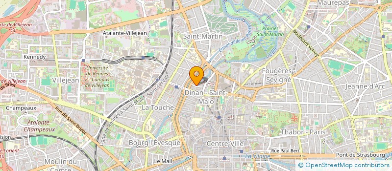 localisation de l'entreprise SCI DE KERDREN  TREVEREC