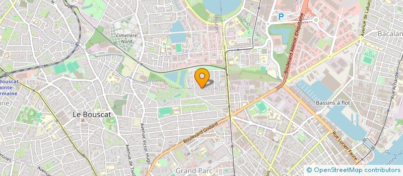 localisation de l'entreprise SCI DE KERDRUC  BRUGES