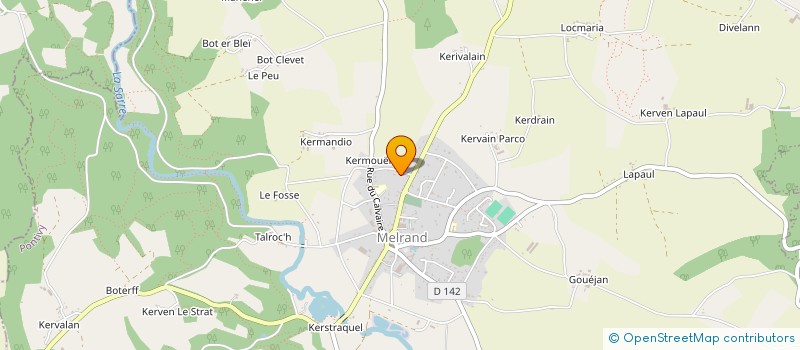 localisation de l'entreprise SCI DE KERGOFF  PLUMELIAU-BIEUZY