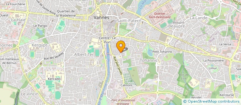 localisation de l'entreprise SCI DE KERGONAN à VANNES