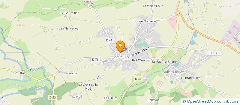 localisation de l'entreprise SCI DE KERGOUHAN  LE VIEUX-MARCHE