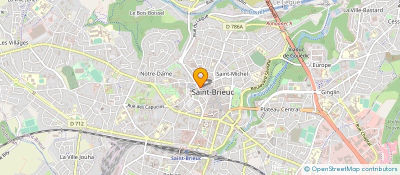 localisation de l'entreprise SCI DE KERGUELEN à SAINT-BRIEUC