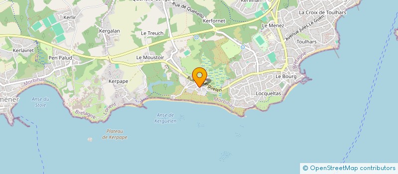 localisation de l'entreprise SCI DE KERGUELEN  LARMOR-PLAGE