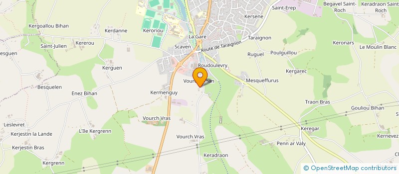 localisation de l'entreprise SCI DE KERGUEN  PLABENNEC