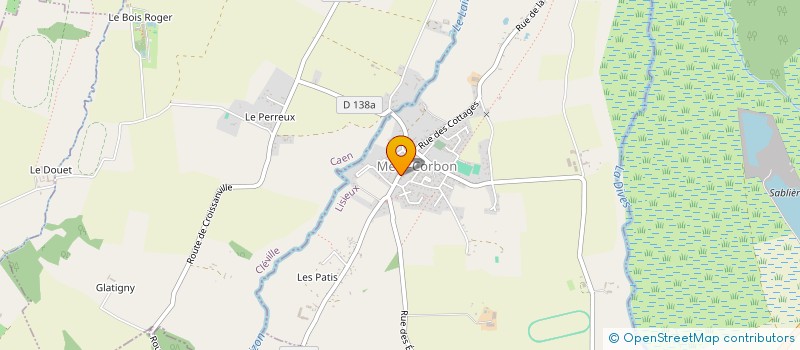 localisation de l'entreprise SCI DE KERGUILLERME  MERY-BISSIERES-EN-AUGE