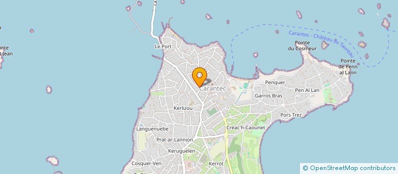 localisation de l'entreprise SCI DE KERHVELVEZ  CARANTEC