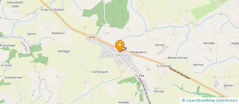 localisation de l'entreprise SCI DE KERIMANTON  QUEMENEVEN