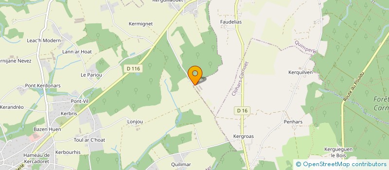 localisation de l'entreprise SCI DE KERIOUARC'H  GUILLIGOMARC'H