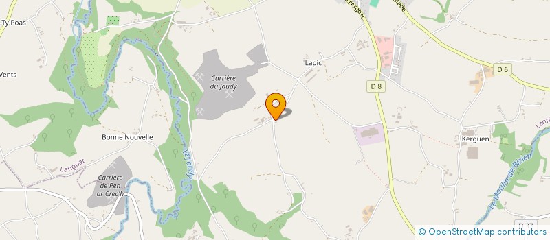 localisation de l'entreprise SCI DE KERIZOT  LA ROCHE-JAUDY