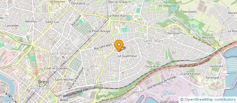 localisation de l'entreprise SCI DE KERJEAN à BREST