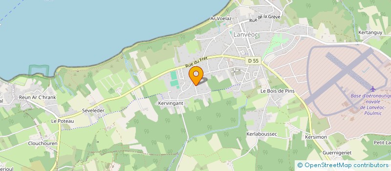 localisation de l'entreprise SCI DE KERLA  LANVEOC