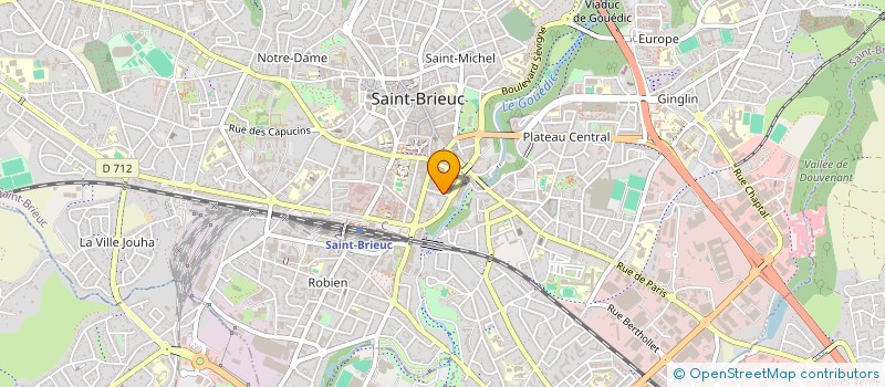 localisation de l'entreprise SCI DE KERLABOUX à SAINT-BRIEUC