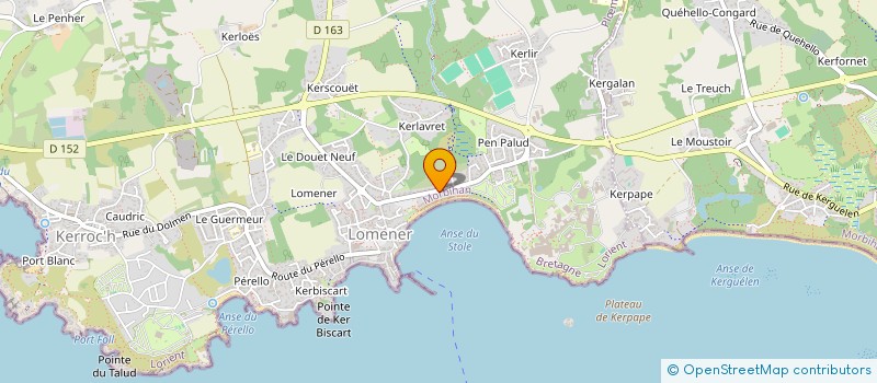 localisation de l'entreprise SCI DE KERLIR à PLOEMEUR