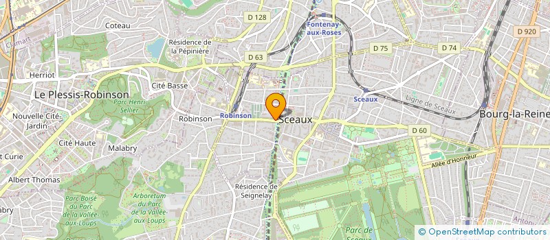 localisation de l'entreprise SCI DE KERLOC'H HUELLA à SCEAUX