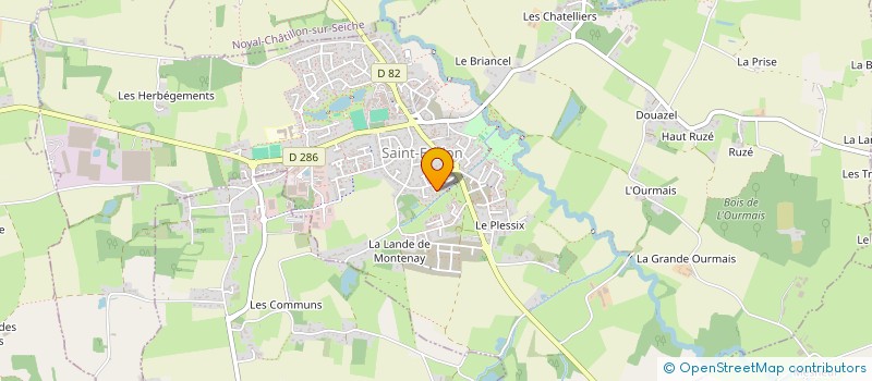 localisation de l'entreprise SCI DE KERLUD  SAINT-ERBLON