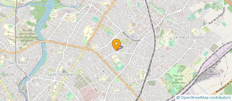 localisation de l'entreprise SCI DE KERMADEC à NANTES
