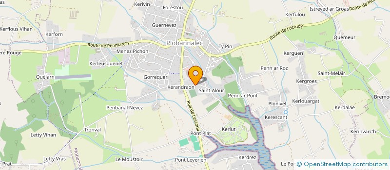 localisation de l'entreprise SCI DE KERMARIA 2  PLOBANNALEC-LESCONIL