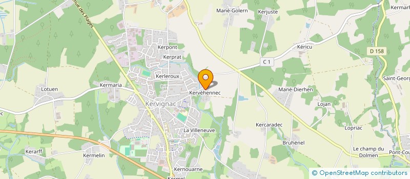 localisation de l'entreprise SCI DE KERMARIA à KERVIGNAC