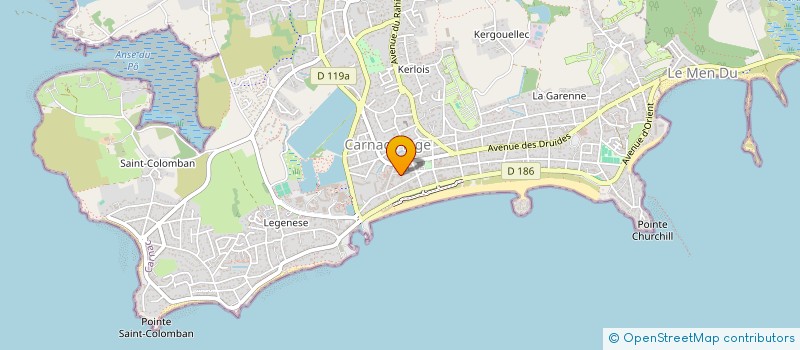 localisation de l'entreprise SCI DE KERMARIO  CARNAC