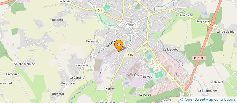 localisation de l'entreprise SCI DE KERMELION  LOCMINE