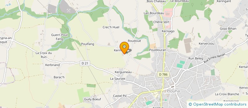 localisation de l'entreprise SCI DE KERMINF  PLOUHA