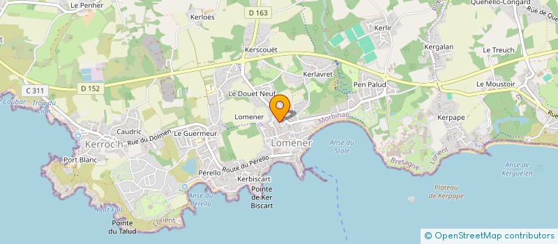 localisation de l'entreprise SCI DE KERMORVAN à PLOEMEUR