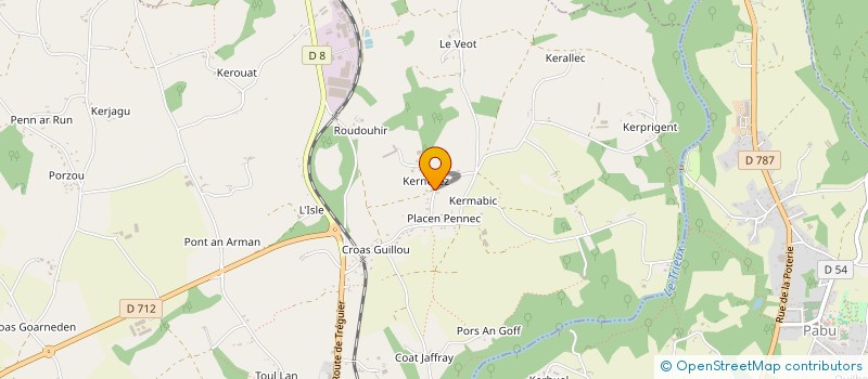 localisation de l'entreprise SCI DE KERNEVEZ  GRACES