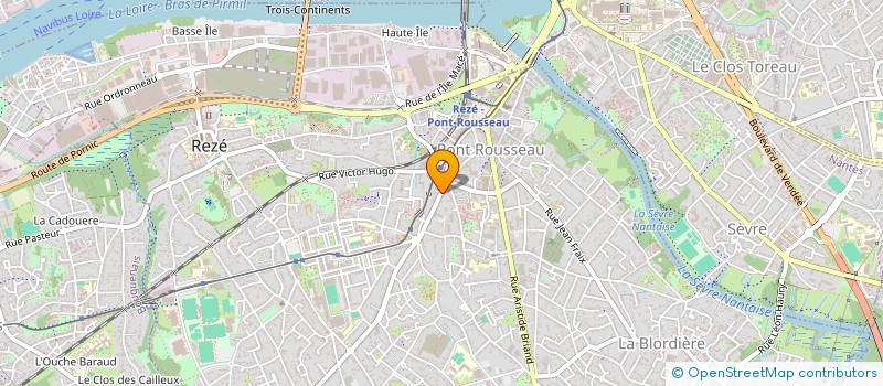 localisation de l'entreprise SCI DE KERNILIS  REZE