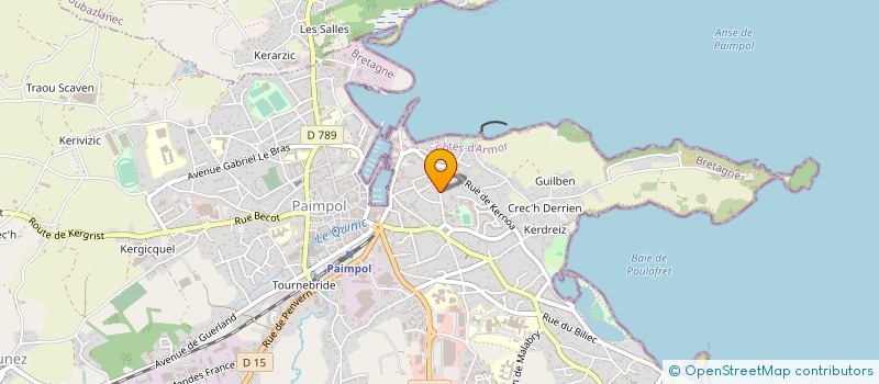 localisation de l'entreprise SCI DE KERNOA à PAIMPOL