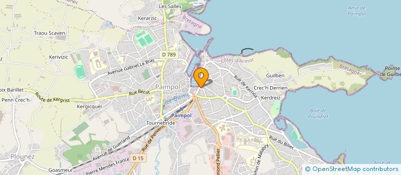 localisation de l'entreprise SCI DE KERNOA  PAIMPOL