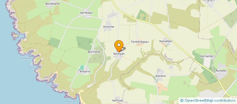 localisation de l'entreprise SCI DE KEROYAN  SAINT-AVE