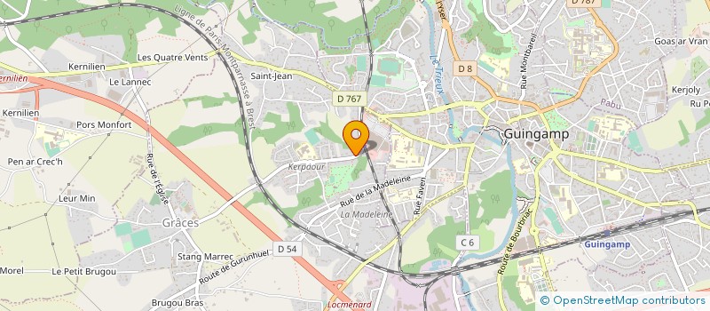 localisation de l'entreprise SCI DE KERPAOUR  GRACES