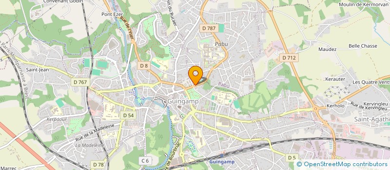 localisation de l'entreprise SCI DE KERPEZDRON  GUINGAMP