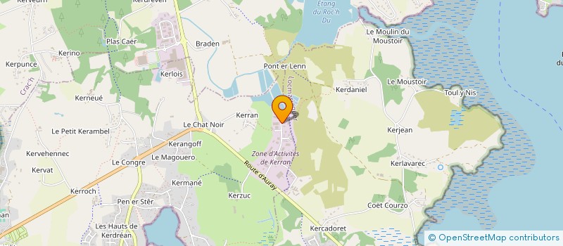 localisation de l'entreprise SCI DE KERRAN  SAINT-PHILIBERT