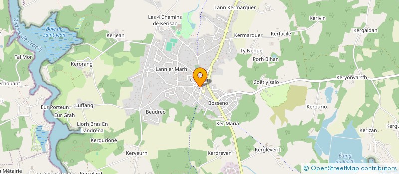 localisation de l'entreprise SCI DE KERRAN  CRACH