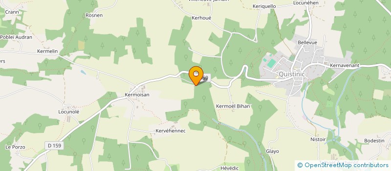 localisation de l'entreprise SCI DE KERRAREC  QUISTINIC