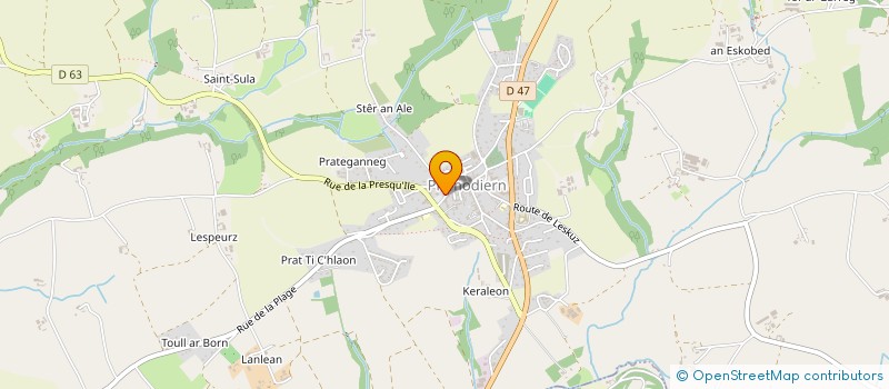 localisation de l'entreprise SCI DE KERROCH BRAS  PLOMODIERN