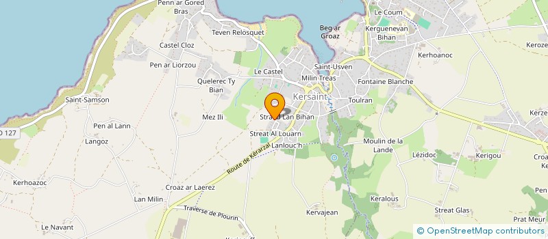 localisation de l'entreprise SCI DE KERSAINT à LANDUNVEZ