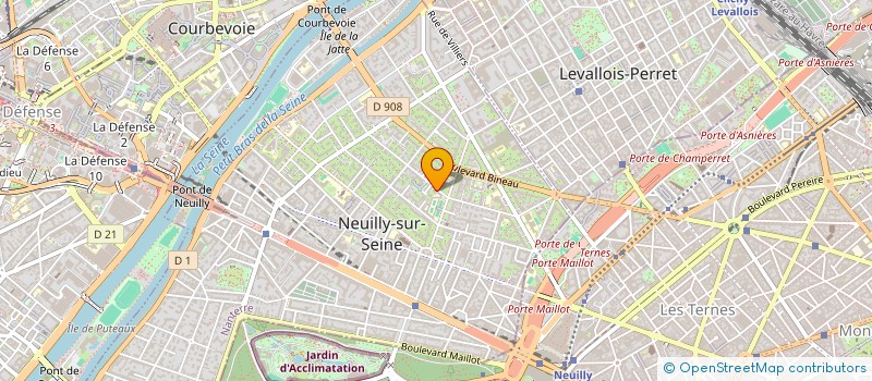 localisation de l'entreprise SCI DE KERSAINT à NEUILLY-SUR-SEINE