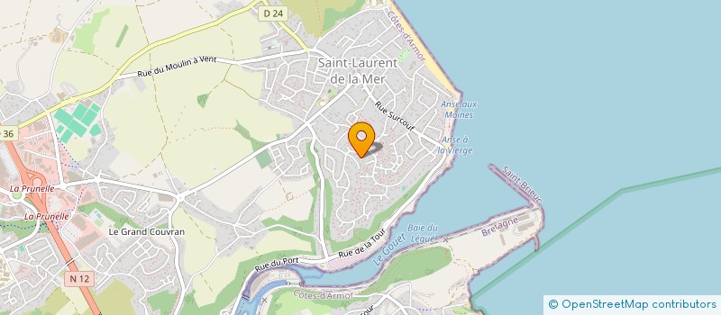 localisation de l'entreprise SCI DE KERSAINT  PLERIN