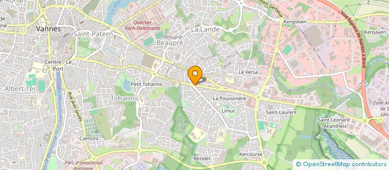 localisation de l'entreprise SCI DE KERTESSIER à SENE