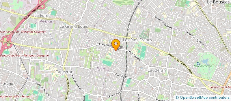 localisation de l'entreprise SCI DE KERVEZENNEC  BORDEAUX