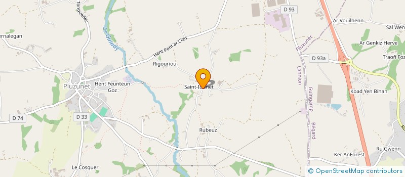 localisation de l'entreprise SCI DE KERYVON  TONQUEDEC