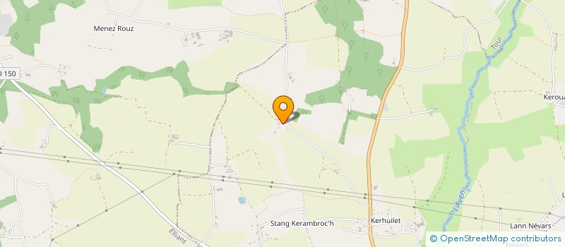 localisation de l'entreprise SCI DE KERZANER  ROSPORDEN