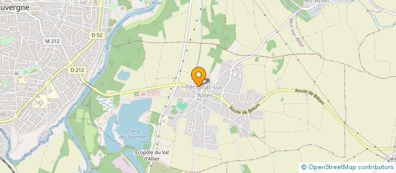 localisation de l'entreprise SCI DE KINES DU VAL D'ALLIER  PERIGNAT-SUR-ALLIER