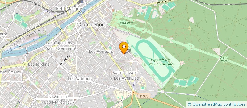 localisation de l'entreprise SCI DE L'A1  COMPIEGNE