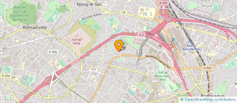 localisation de l'entreprise SCI DE L'A11 à NOISY-LE-SEC
